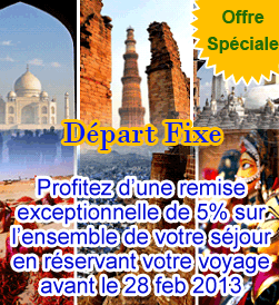 Départ fixe, Circuits Inde