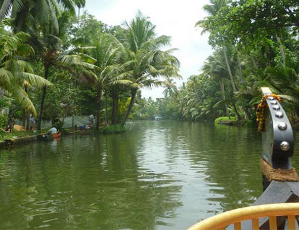 Bateaux à Kerala