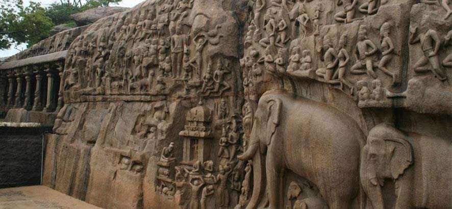 Grotte varaha à Mahabalipuram