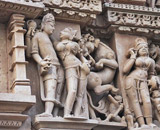 Temple erotique de Khajuraho