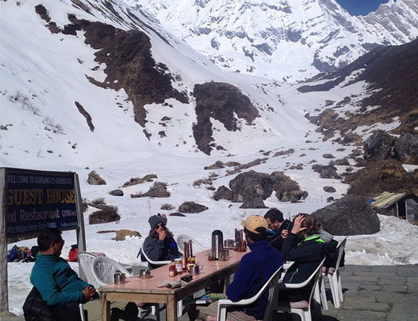 Annapurnas avec famille