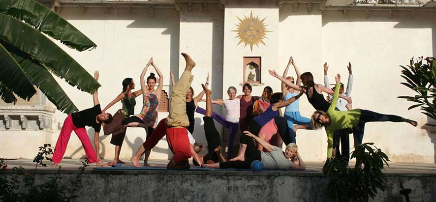 Yoga à Castle Bijaipur