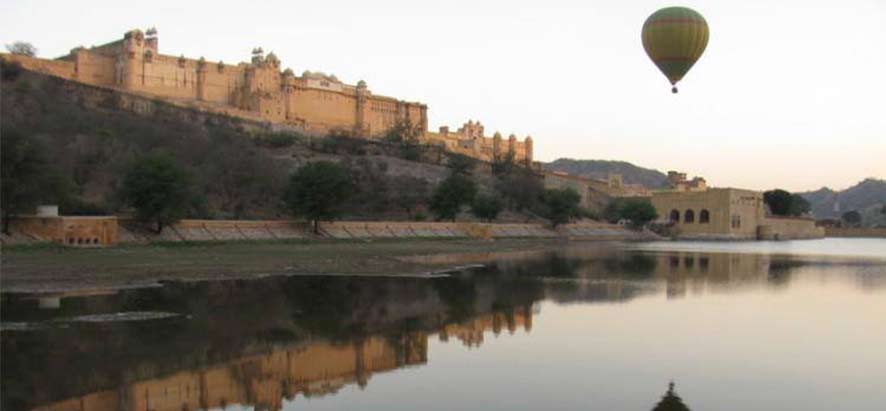 Montgolfière à Jaipur