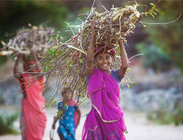 Jeune femme du Rajasthan