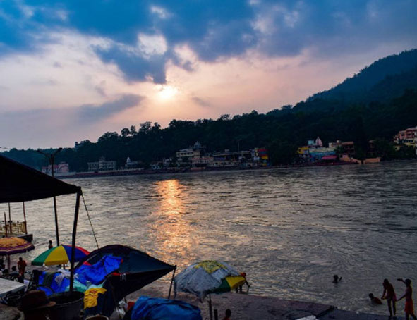 Rivière ganga en uttarkhand