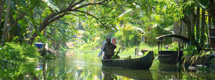 Les incroyables Backwaters au Kerala