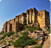 le massif Meherangarh Fort