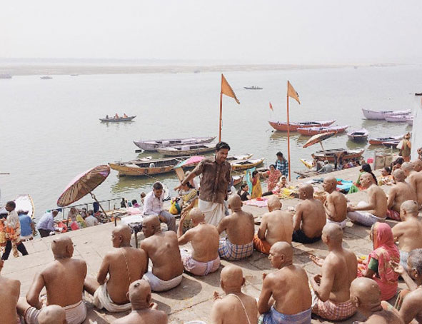 routes de désert à Varanasi