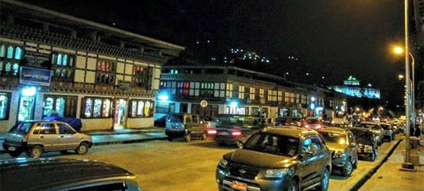 Rues à Thimphu