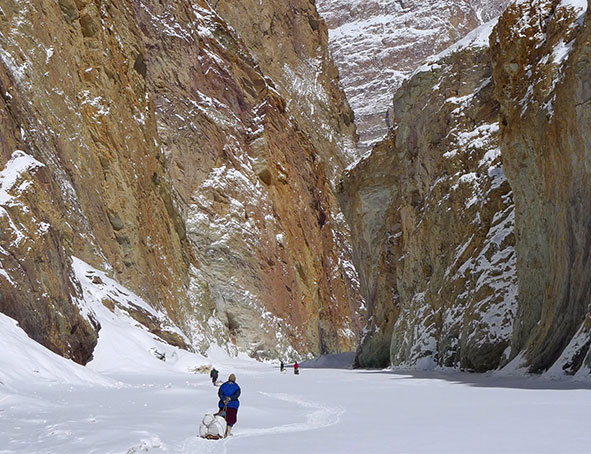trek de la rivière gelée au Zanskar