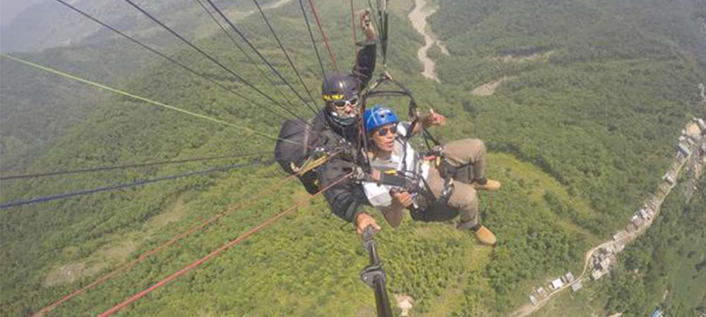 Parapente à Pokhara Népal